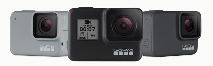 GoPro（ゴープロ）を機種別比較！スペック一覧表